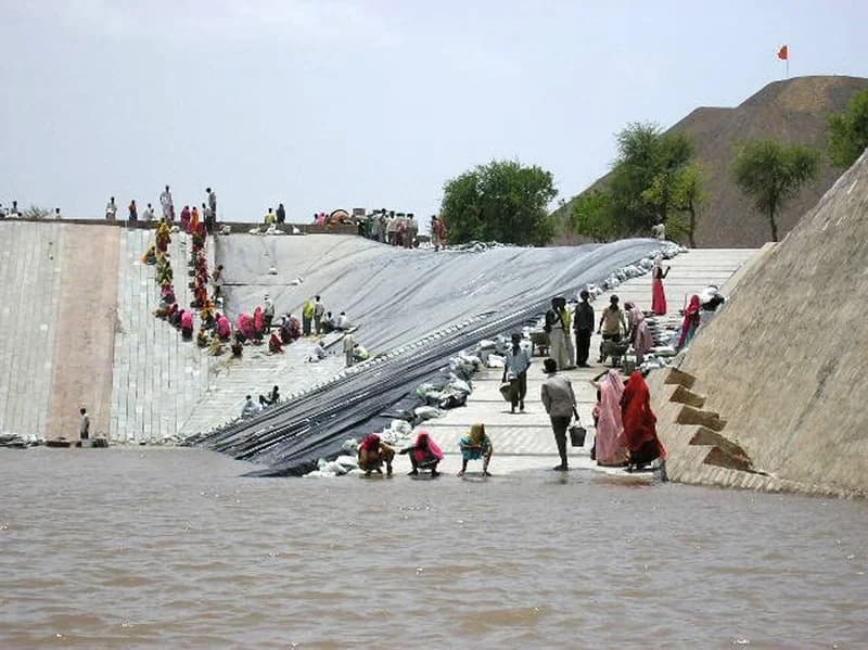 The talab water reservoir supported by initiative partners